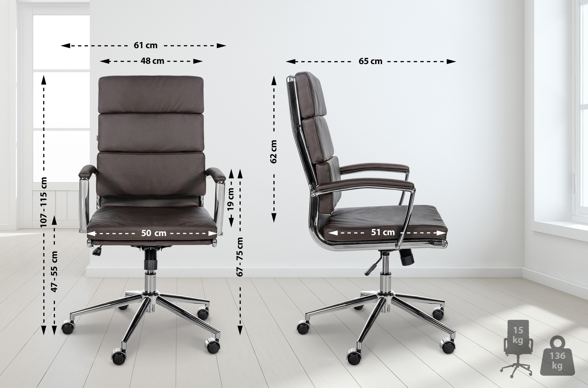 Silla de oficina Cleveland